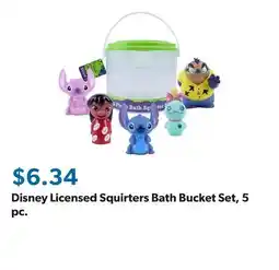Sam's Club Disney Licensed Squirters Bath Bucket Set, 5 pc offer