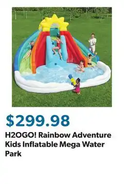 Sam's Club H2OGO! Rainbow Adventure Kids Inflatable Mega Water Park offer