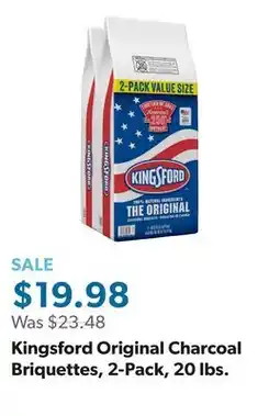 Sam's Club Kingsford Original Charcoal Briquettes, 2-Pack, 20 lbs offer