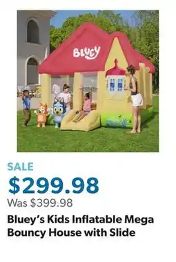 Sam's Club Bluey's Kids Inflatable Mega Bouncy House with Slide offer