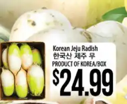 Hmart Korean Jeju Radish offer