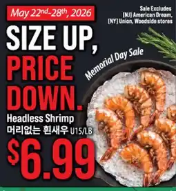 Hmart Headless Shrimp offer