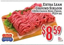 Trade Fair Supermarket EXTRA LEAN GROUND SIRLOIN offer