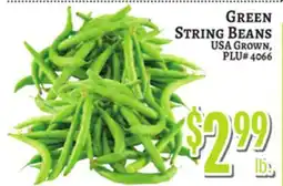 Trade Fair Supermarket GREEN STRING BEANS offer