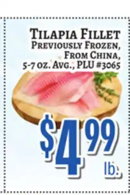 Trade Fair Supermarket TILAPIA FILLET offer