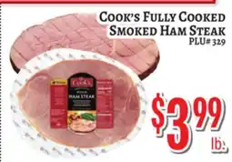 Trade Fair Supermarket Cook's Fully Cooked Smoked Ham Steak offer
