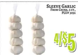 Trade Fair Supermarket SLEEVE GARLIC offer