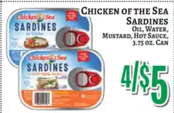 Trade Fair Supermarket CHICKEN OF THE SEA SARDINES offer