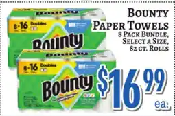 Trade Fair Supermarket BOUNTY PAPER TOWELS offer