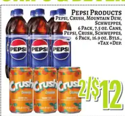 Trade Fair Supermarket PEPSI PRODUCTS offer