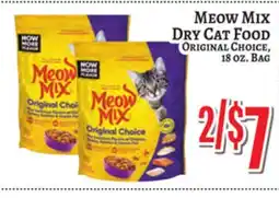 Trade Fair Supermarket Meow Mix Dry Cat Food offer
