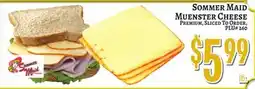 Trade Fair Supermarket Sommer Maid Muenster Cheese offer