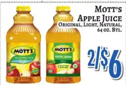 Trade Fair Supermarket MOTT'S APPLE JUICE offer