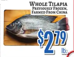 Trade Fair Supermarket WHOLE TILAPIA offer
