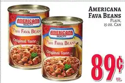 Trade Fair Supermarket AMERICANA FAVA BEANS offer