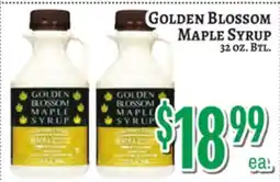 Trade Fair Supermarket GOLDEN BLOSSOM MAPLE SYRUP offer