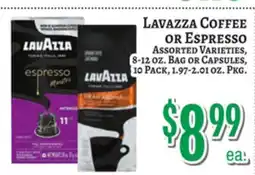 Trade Fair Supermarket LAVAZZA COFFEE OR ESPRESSO offer