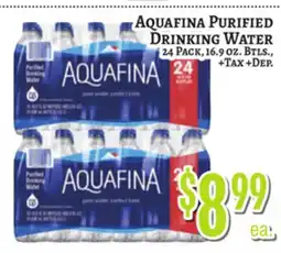 Trade Fair Supermarket Aquafina Purified Drinking Water offer
