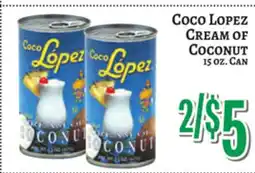 Trade Fair Supermarket Coco Lopez Cream Of Coconut offer