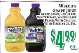 Trade Fair Supermarket Welch's GRAPE JUICE offer