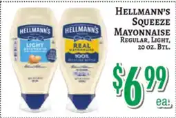 Trade Fair Supermarket HELLMANN'S SQUEEZE MAYONNAISE offer