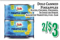 Trade Fair Supermarket Dole Canned Pineapples offer