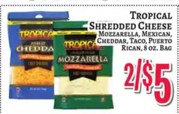 Trade Fair Supermarket TROPICAL SHREDDED CHEESE offer