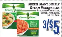 Trade Fair Supermarket Green Giant Simply Steam Vegetables offer