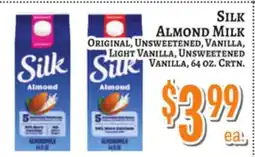 Trade Fair Supermarket SILK ALMOND MILK offer