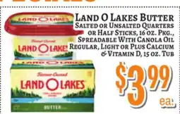 Trade Fair Supermarket LAND O LAKES BUTTER offer