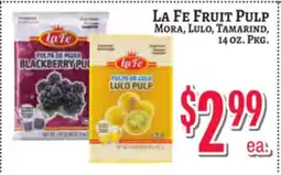 Trade Fair Supermarket La Fe Fruit Pulp offer