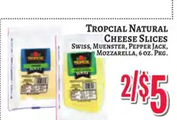 Trade Fair Supermarket Tropical Natural Cheese Slices offer