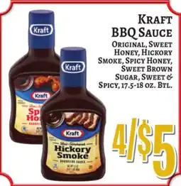 Trade Fair Supermarket Kraft BBQ Sauce offer