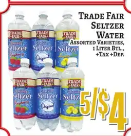 Trade Fair Supermarket Trade Fair Seltzer WATER offer