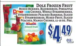 Trade Fair Supermarket Dole Frozen Fruit offer