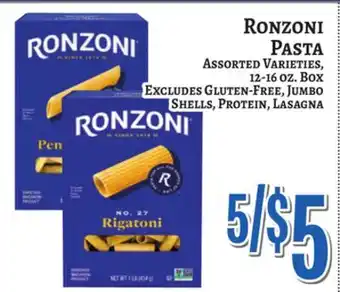 Trade Fair Supermarket Ronzoni Pasta offer