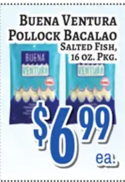 Trade Fair Supermarket BUENA VENTURA POLLOCK BACALAO offer