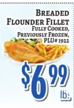 Trade Fair Supermarket BREADED FLOUNDER FILLET offer