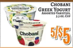 Trade Fair Supermarket Chobani Greek Yogurt offer