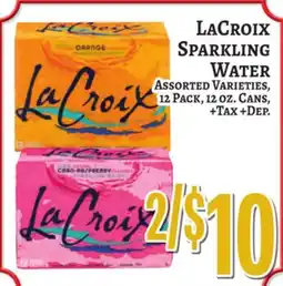 Trade Fair Supermarket LaCroix Sparkling Water offer