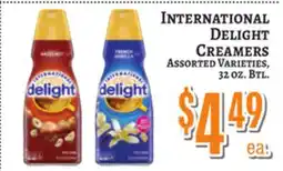 Trade Fair Supermarket INTERNATIONAL DELIGHT CREAMERS offer