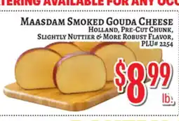 Trade Fair Supermarket MAASDAM SMOKED GOUDA CHEESE offer