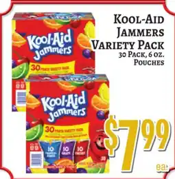 Trade Fair Supermarket Kool-Aid Jammers Variety Pack offer