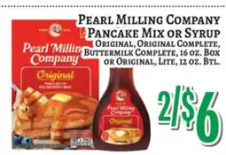 Trade Fair Supermarket PEARL MILLING COMPANY PANCAKE MIX OR SYRUP offer