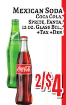 Trade Fair Supermarket Mexican Soda offer