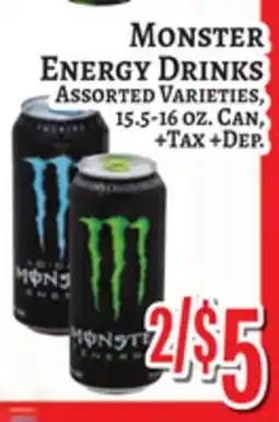 Trade Fair Supermarket MONSTER ENERGY DRINKS offer