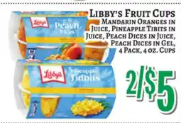 Trade Fair Supermarket LIBBY'S FRUIT CUPS offer