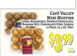 Trade Fair Supermarket CAFÉ VALLEY Mini Muffins offer