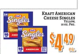 Trade Fair Supermarket Kraft American Cheese Singles offer