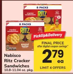 ACME Nabisco Ritz Cracker Sandwiches offer